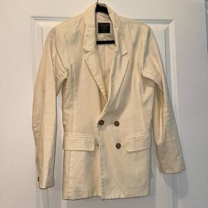 Abercrombie cream blazer
